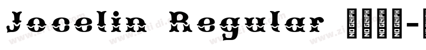 Jocelin Regular 商用须授字体转换